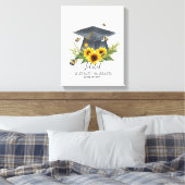 We zijn BUZZED! AFSTUDEREN Personeelsbeloningen Canvas Afdruk (Insitu (Slaapkamer))