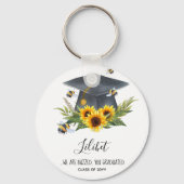 We zijn BUZZED! AFSTUDEREN Personeelsbeloningen Sleutelhanger (Voorkant)