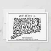 We zijn Connecticut State Floral Mandala Home verh Aankondiging (Voorkant)