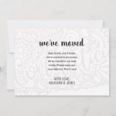 We zijn Connecticut State Floral Mandala Home verh Aankondiging (Achterkant)