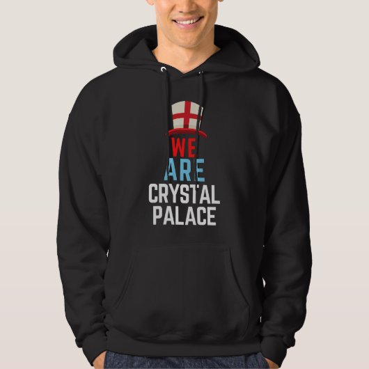 We zijn Crystal Palace England Vlag Sports Hoodie (Voorkant)