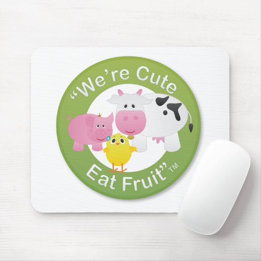 We zijn Cute, Eat Fruit Muismat (Met muis)