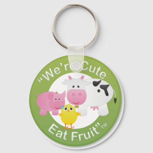 We zijn Cute, Eat Fruit Sleutelhanger