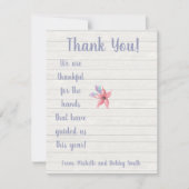 We zijn dankbaar voor het cadeau van de handsaniti kaart (Voorkant)