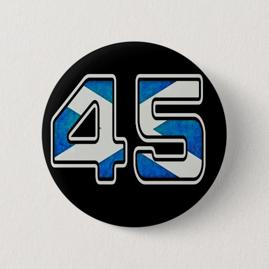 We zijn de 45%-badge (donker) ronde button 5,7 cm (Voorkant)