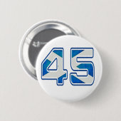 We zijn de 45%-badge ronde button 5,7 cm (Voorkant /achterkant)