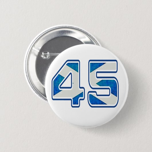 We zijn de 45%-badge ronde button 5,7 cm (Voorkant /achterkant)