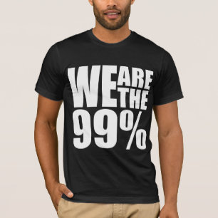 We zijn de 99% donkere Amerikaanse Apparel T-Shirt