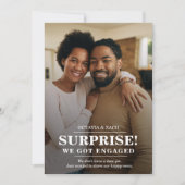 We zijn de Aankondiging van het Foto Verloving. (Voorkant)