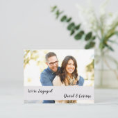 We zijn de Aankondiging van het Verloving van Beto Briefkaart (Staand voorkant)