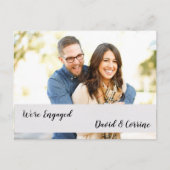 We zijn de Aankondiging van het Verloving van Beto Briefkaart (Voorkant)