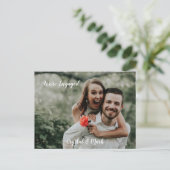 We zijn de Aankondiging van het Verloving van Beto Briefkaart (Staand voorkant)