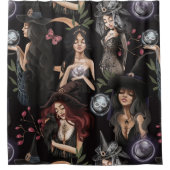 We zijn de dochters van heksen die je niet kon ver douchegordijn (Voorkant)