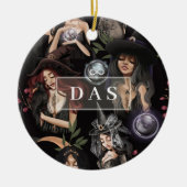 We zijn de dochters van heksen die je niet kon ver keramisch ornament (Voorkant)