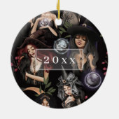 We zijn de dochters van heksen die je niet kon ver keramisch ornament (Achterkant)