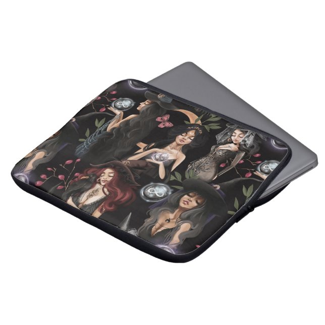 We zijn de dochters van heksen die je niet kon ver laptop sleeve (Voorkant top)