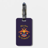 We zijn de Dutserij - Duitse vlag Bagagelabel (Achterkant verticaal)