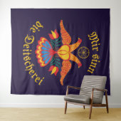 We zijn de Dutserij - Duitse vlag Wandkleed (In Situ (horizontaal))