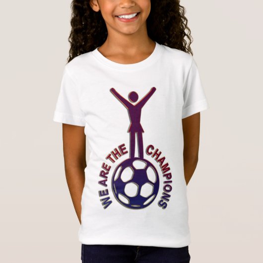 WE ZIJN DE KAMPIEK - vrouwenvoetbal T-shirt (Voorkant)