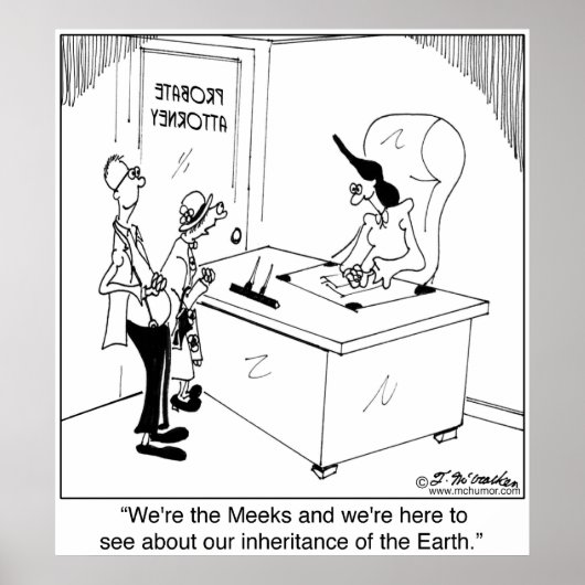 We zijn de Meeks die de aarde zal inherkennen Poster (Voorkant)