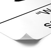 We zijn de Meeks die de aarde zal inherkennen Poster (Hoek)