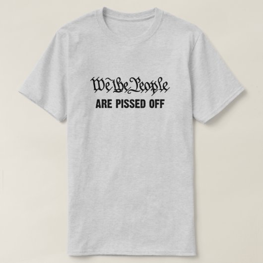 We zijn de mensen boos op T-Shirt (Design voorkant)