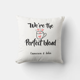 We zijn de perfecte blend koffie liefde valentijns kussen
