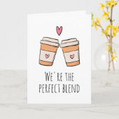 We zijn de perfecte mix van koffie en grappig ik h kaart (Gele Bloem)