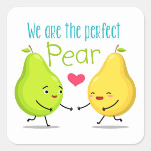We zijn de perfecte verf   VALENTIJNSDAG   Liefde Vierkante Sticker