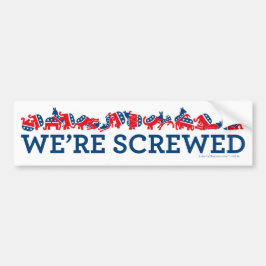 We zijn de pineut bumpersticker