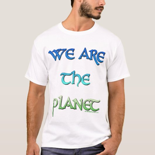 We zijn de planeet T-shirt (Voorkant)