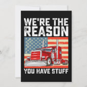 We zijn de reden dat je een vrachtwagenchauffeur h kaart (Voorkant)