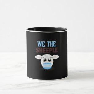 We zijn de schaapskop Vreemde schapen met gezich Mok
