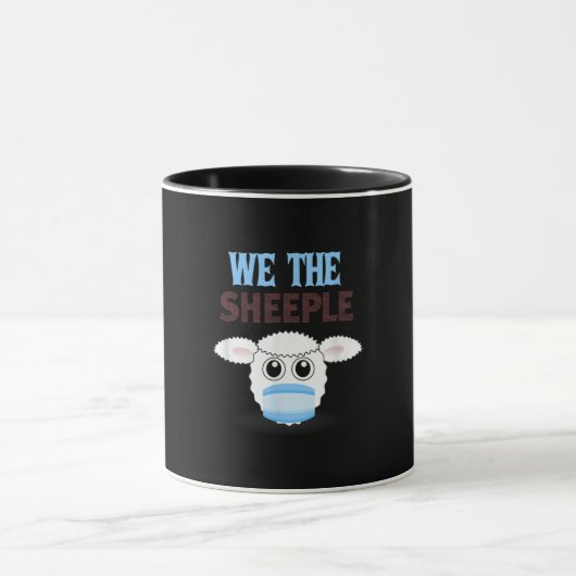 We zijn de schaapskop | Vreemde schapen met gezich Mok (Midden)