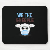 We zijn de schaapskop | Vreemde schapen met gezich Muismat (Voorkant)