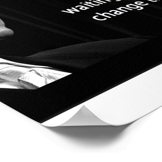 We zijn de verandering die we zoeken poster (Hoek)
