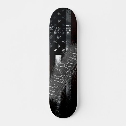 WE ZIJN DE VOLKSINDE-INDUSTRIE-Amerikaanse vlag Persoonlijk Skateboard (Voorkant)