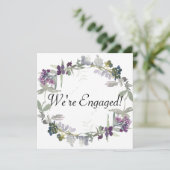 We zijn de Waterverf Wildbloemen Lavender (Staand voorkant)