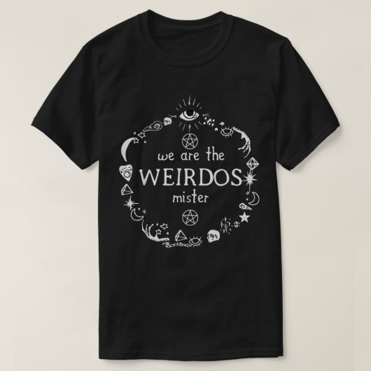We zijn de weidiaanse Mister Horror Satanic Gothic T-shirt (Design voorkant)