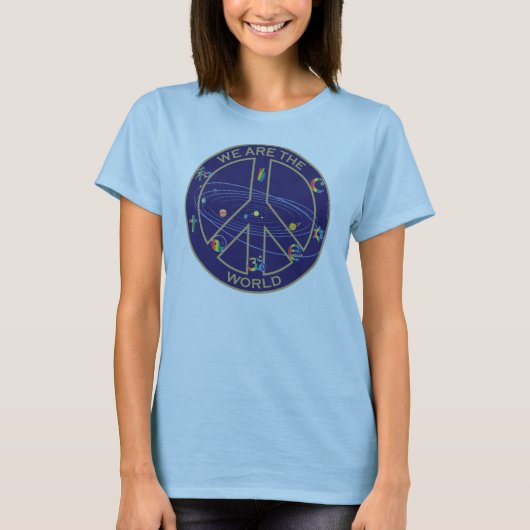 WE ZIJN DE WERELD T-SHIRT (Voorkant)