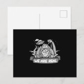 We zijn echt Nessie Loch Ness Monster Bigfoot UFO Briefkaart (Voorkant / Achterkant)