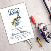 We zijn echt opgewonden Kleine Visser Baby Borrel Kaart