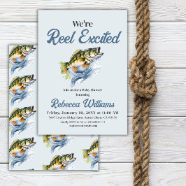 We zijn echt opgewonden - Little Fisherman Baby sh Kaart