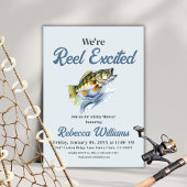 We zijn echt opgewonden - Little Fisherman Baby sh Kaart