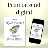 We zijn echt opgewonden Little Fisherman Baby show Kaart