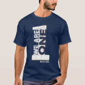 We zijn één - Baha'i Faith -  stijl Baha'i T-shirt (Voorkant)