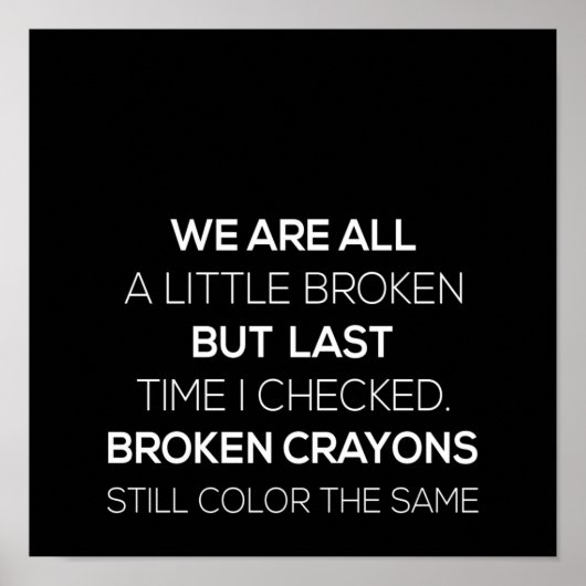 we zijn een beetje gebroken , maar de vorige keer poster (Voorkant)