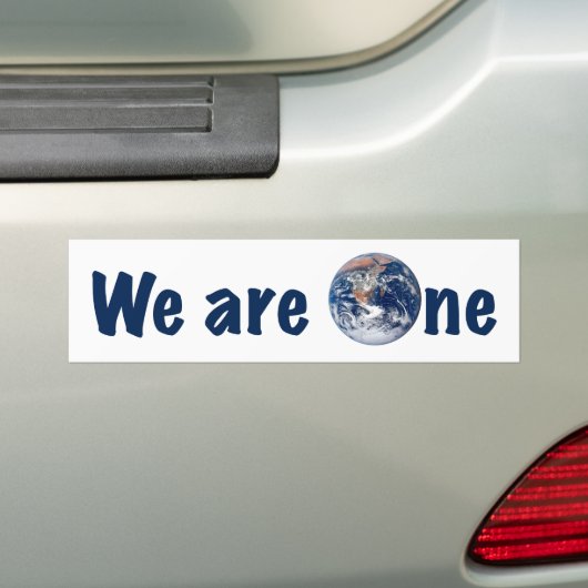 We zijn één - Bumpersticker (Op auto)