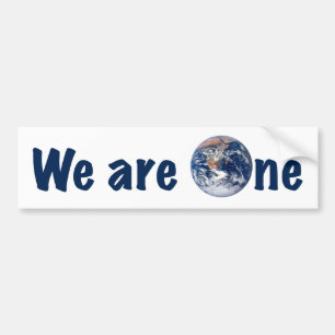 We zijn één - Bumpersticker