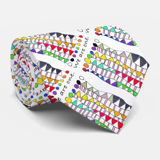 We zijn één diversiteit stropdas (Opgerold)